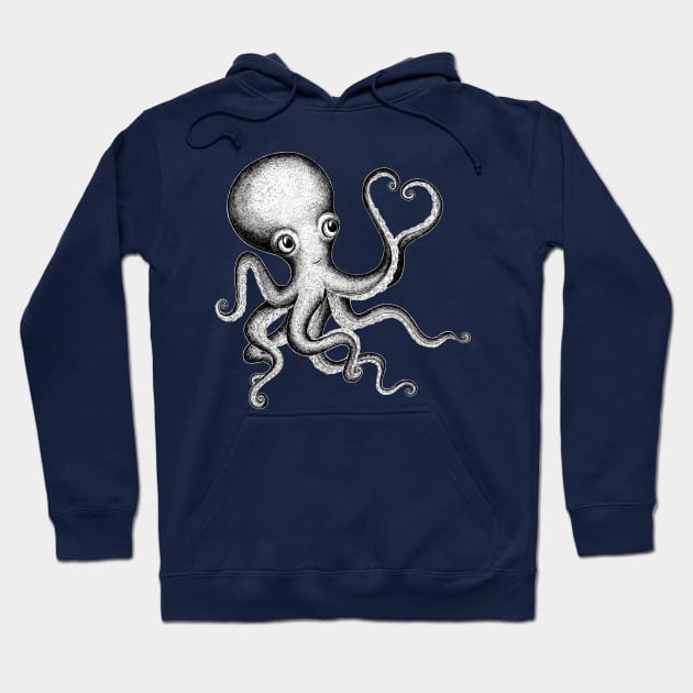 Loving Octopus Hoodie by eugeniahauss